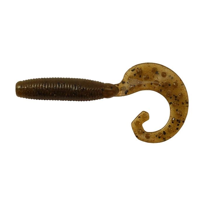 Силикон рыболовный Reins FAT G-TAIL GRUB 4" 002 Green Pumpkin 10 шт (1552.06.19)