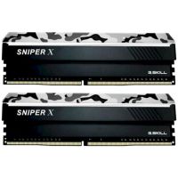 Модуль памяти для компьютера DDR4 16GB (2x8GB) 3200 MHz Sniper X G.Skill (F4-3200C16D-16GSXWB)