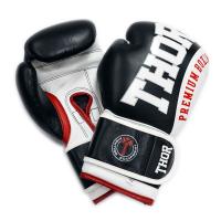 Photos - Martial Arts Gloves Thor Боксерські рукавички  Shark Шкіра 10oz Чорні  BLK 10 (8019/03(Leather)