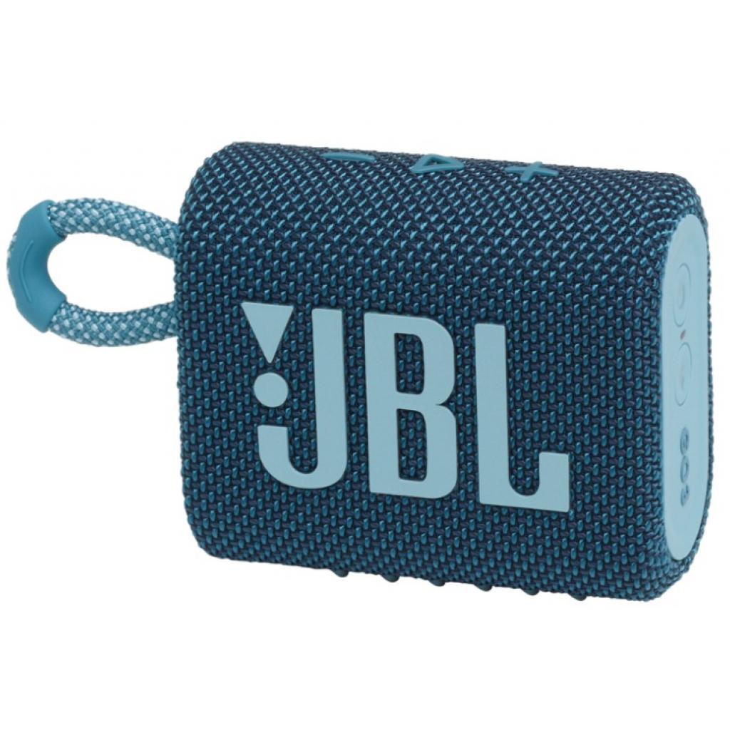 Акустическая система JBL Go 3 Blue (JBLGO3BLU) изображение 2