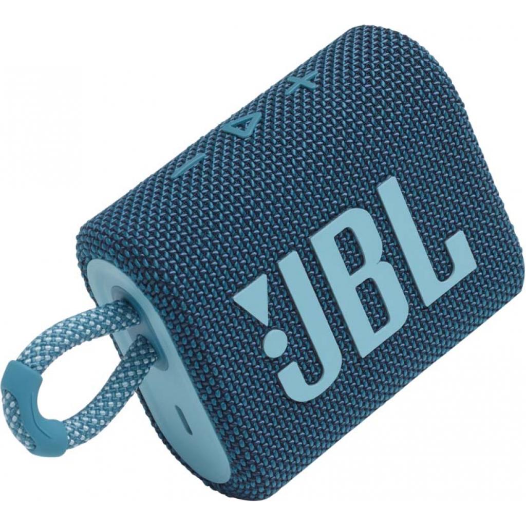 Акустична система JBL Go 3 Black (JBLGO3BLK) зображення 7