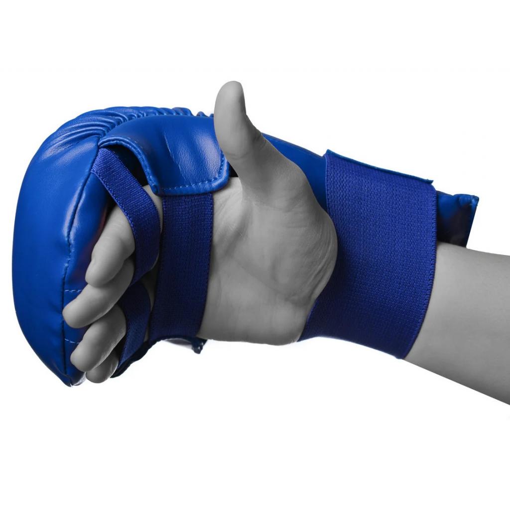 Перчатки для карате PowerPlay 3027 Сині S (PP_3027_S_Blue) изображение 4