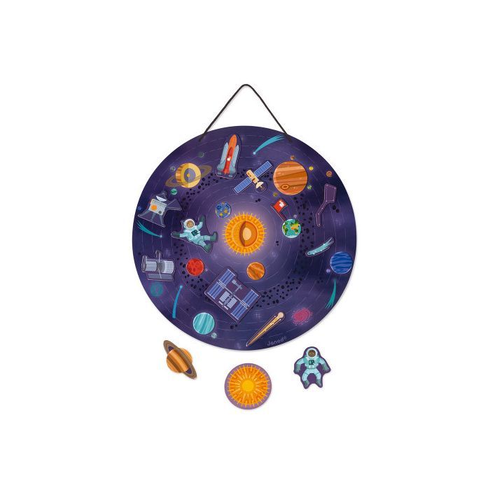 Развивающая игрушка Janod Магнитная карта Солнечная система (J05462) изображение 2