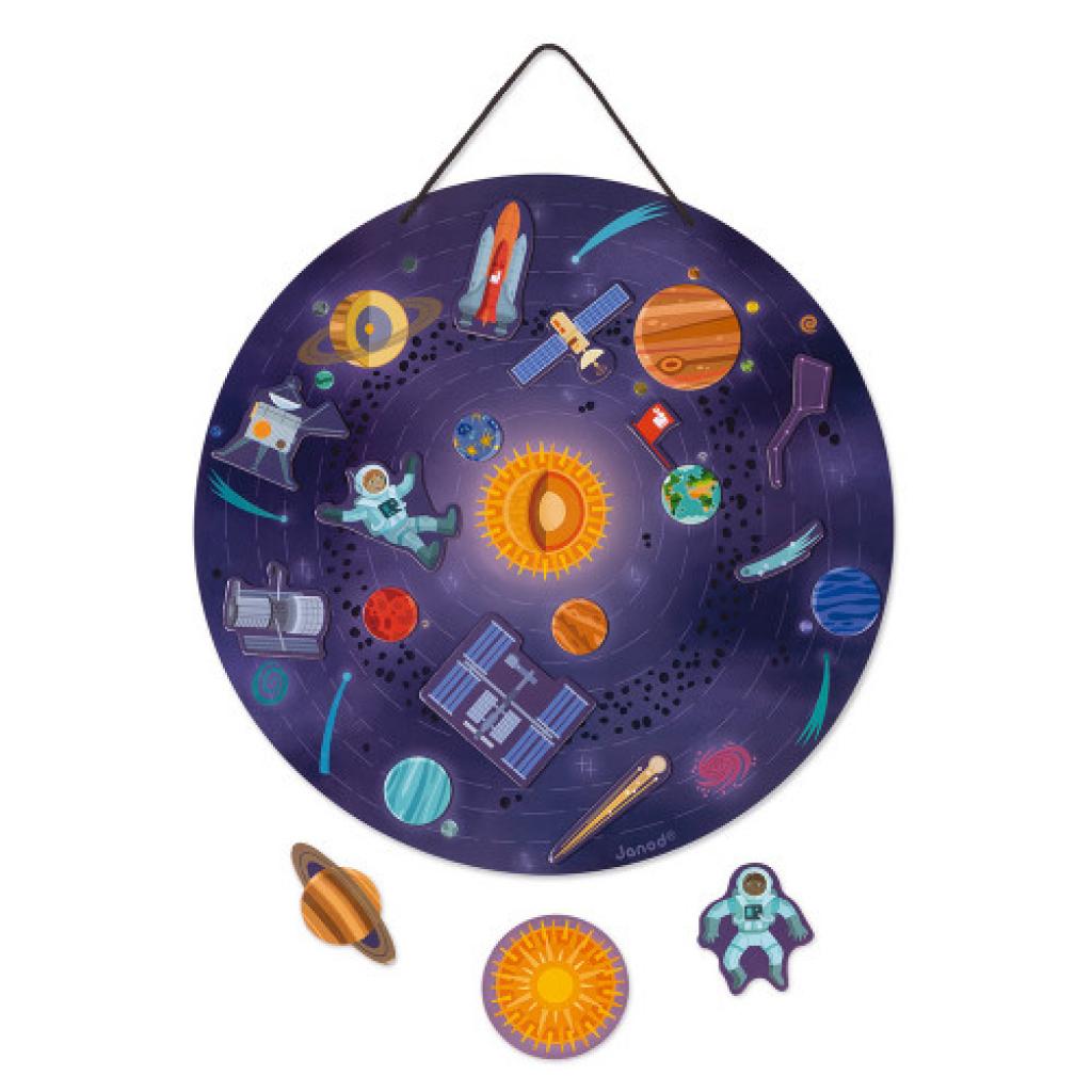 Развивающая игрушка Janod Магнитная карта Солнечная система (J05462) изображение 2