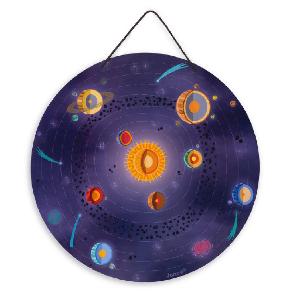 Развивающая игрушка Janod Магнитная карта Солнечная система (J05462) изображение 3