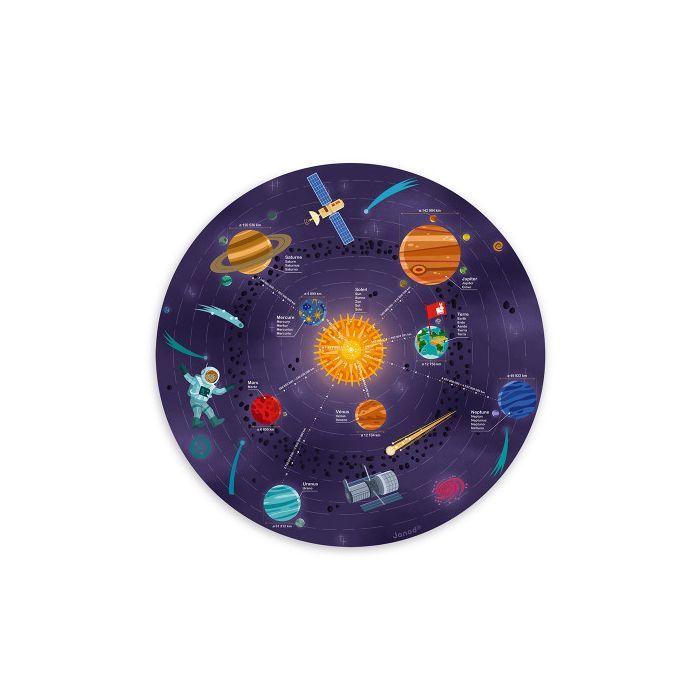 Развивающая игрушка Janod Магнитная карта Солнечная система (J05462) изображение 4
