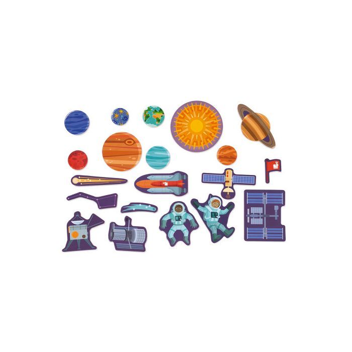 Развивающая игрушка Janod Магнитная карта Солнечная система (J05462) изображение 5