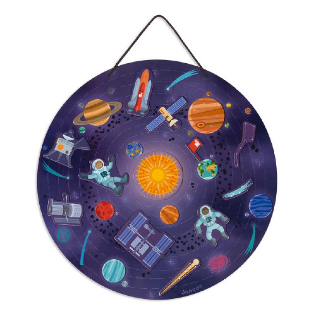 Развивающая игрушка Janod Магнитная карта Солнечная система (J05462)