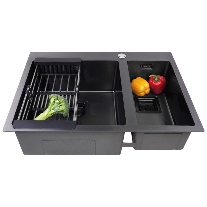 Мийка кухонна Weilor FILIGRAN WRC DB6950 GRAPHIT зображення 4