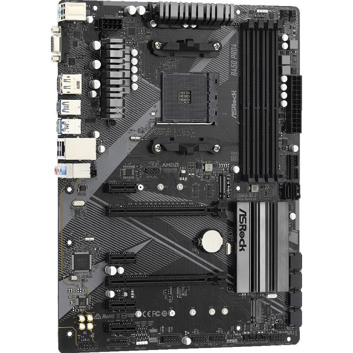 Материнская плата ASRock B450 Pro4 R2.0 изображение 4