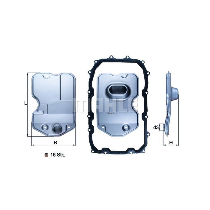 Трансмиссионный фильтр Mahle HX160KIT