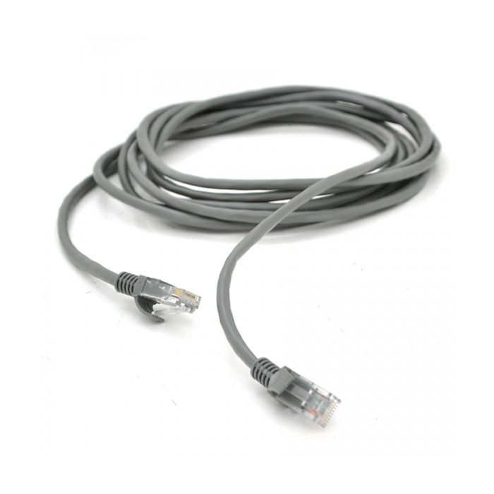 Патч-корд 20м, RJ-45, Cat.5e, CU, мідь, сірий Ritar (PCR-CU/20G / 13086)