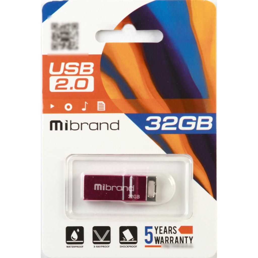 USB флеш накопитель Mibrand 32GB Сhameleon Light Green USB 2.0 (MI2.0/CH32U6LG) изображение 2