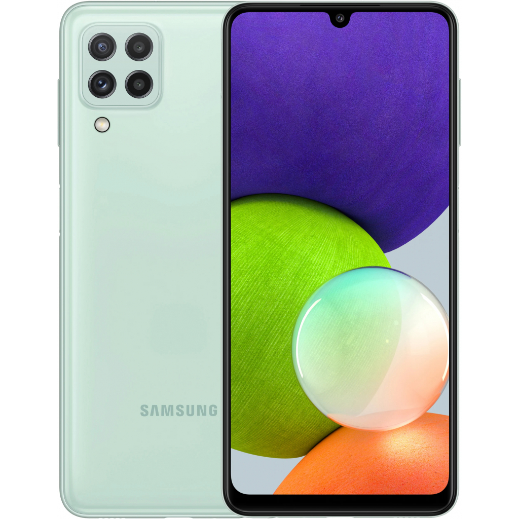 Мобільний телефон Samsung SM-A225F/128 (Galaxy A22 4/128GB) Light Green (SM-A225FLGGSEK) зображення 9