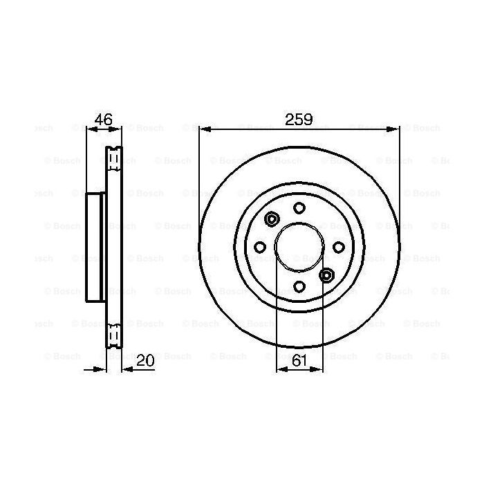 Тормозной диск Bosch 0 986 478 270 изображение 5