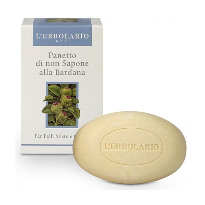 Твердое мыло L'Erbolario нещелочное с Репейником 100 г (8022328102756)
