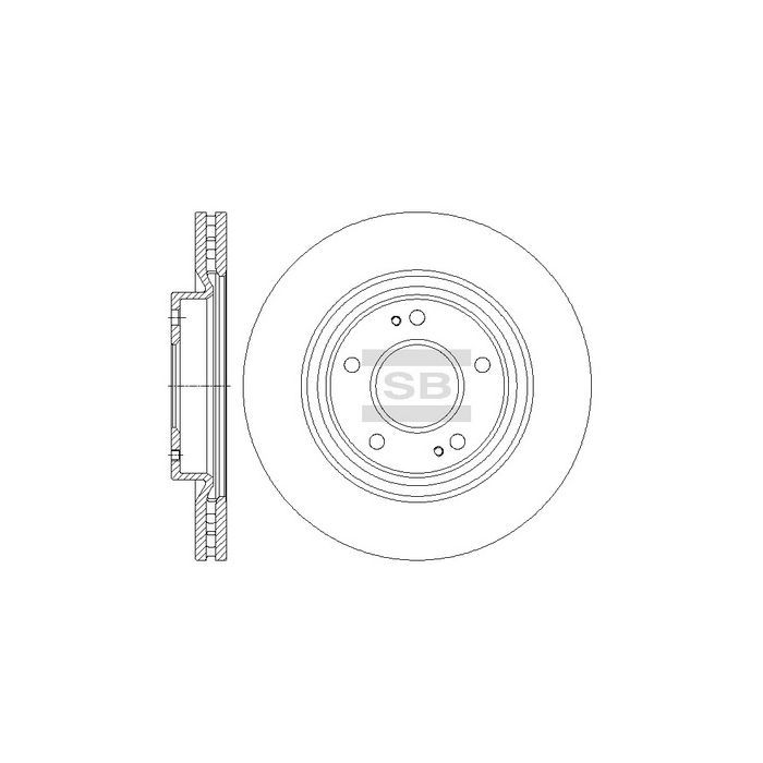 Гальмівний диск HI-Q SD4336