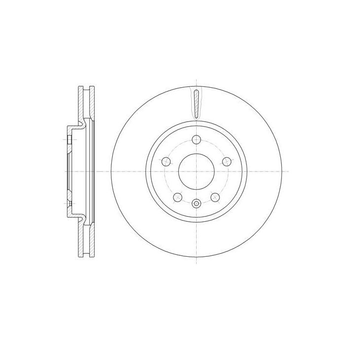 Тормозной диск REMSA 61286.10