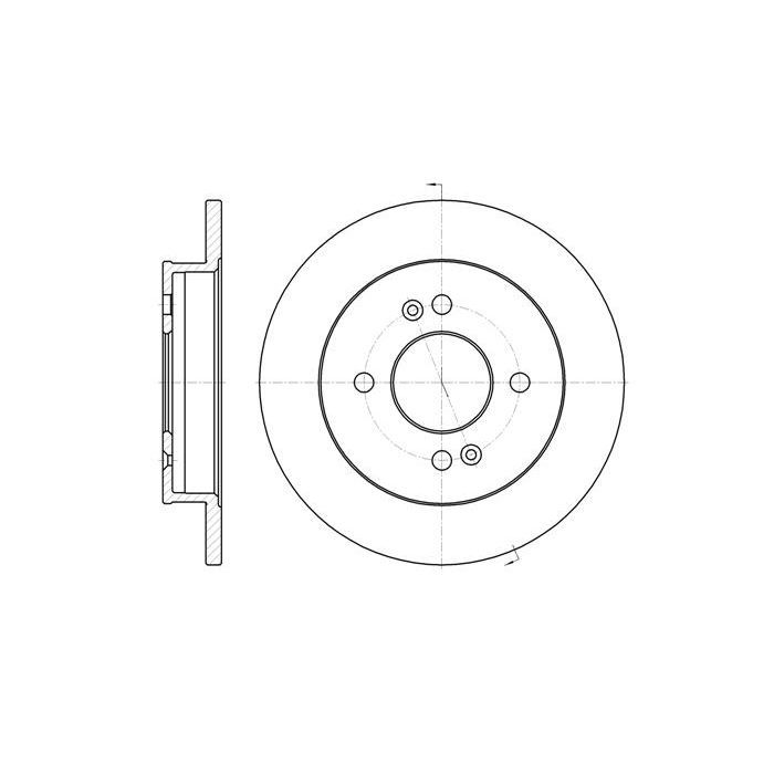 Тормозной диск REMSA 6991.00