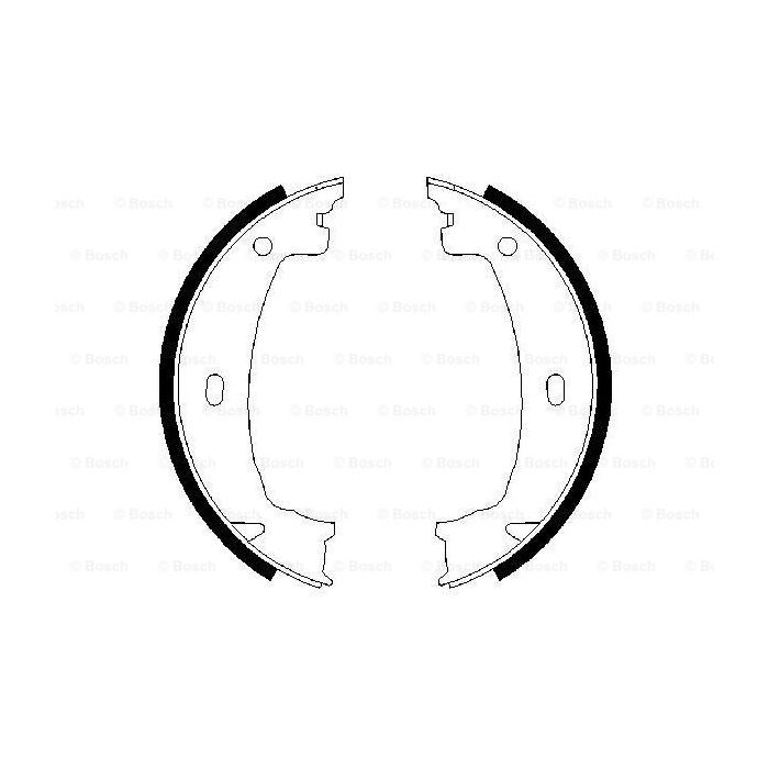 Гальмівні колодки Bosch 0 986 487 608 зображення 5
