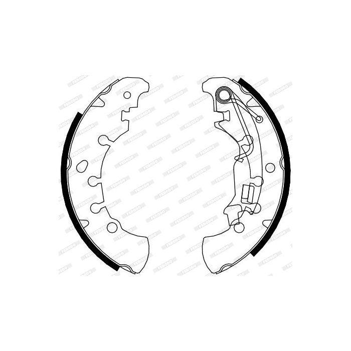 Гальмівні колодки FERODO FSB4076