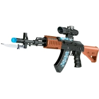 Фото - Іграшкова зброя ZIPP Toys   Автомат світлозвуковою AK47, чорний  827B (827B)