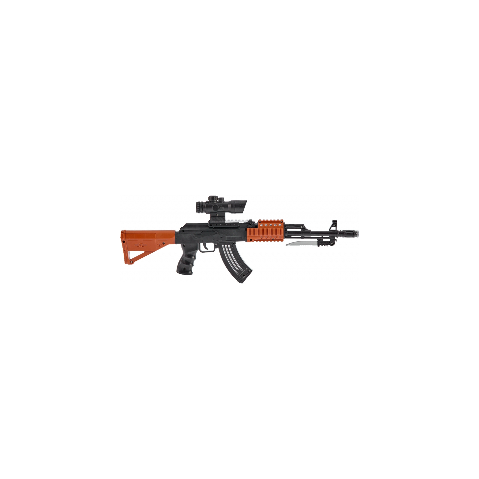 Игрушечное оружие ZIPP Toys Автомат свето-звуковой AK47, черный (827B) изображение 3