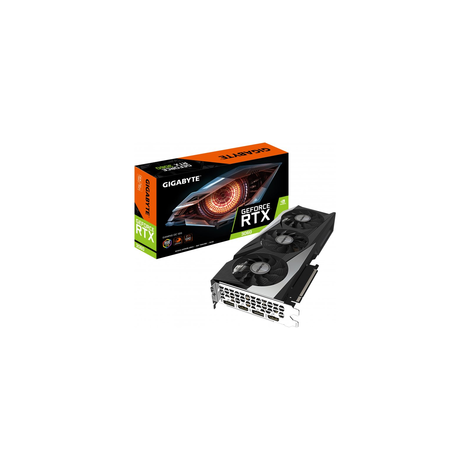 Видеокарта GIGABYTE GeForce RTX3060 12Gb GAMING OC 2.0 LHR (GV-N3060GAMING OC-12GD 2.0) изображение 3