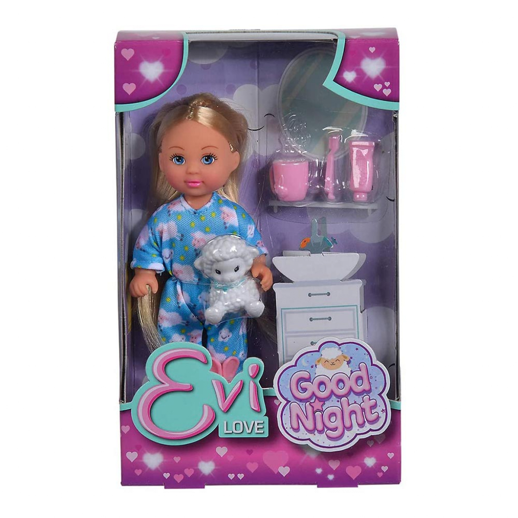 Кукла Simba Эви Вечерняя сказка в пижаме с игрушкой (5733406) изображение 3