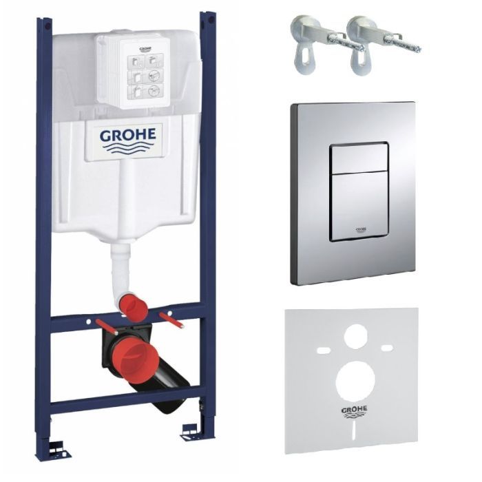Инсталляция Grohe Rapid SL комплект 4в1, клавиша Skate Cosmopolitan (3873200A)