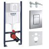 Инсталляция Grohe Rapid SL комплект 4в1, клавиша Skate Cosmopolitan (3873200A)
