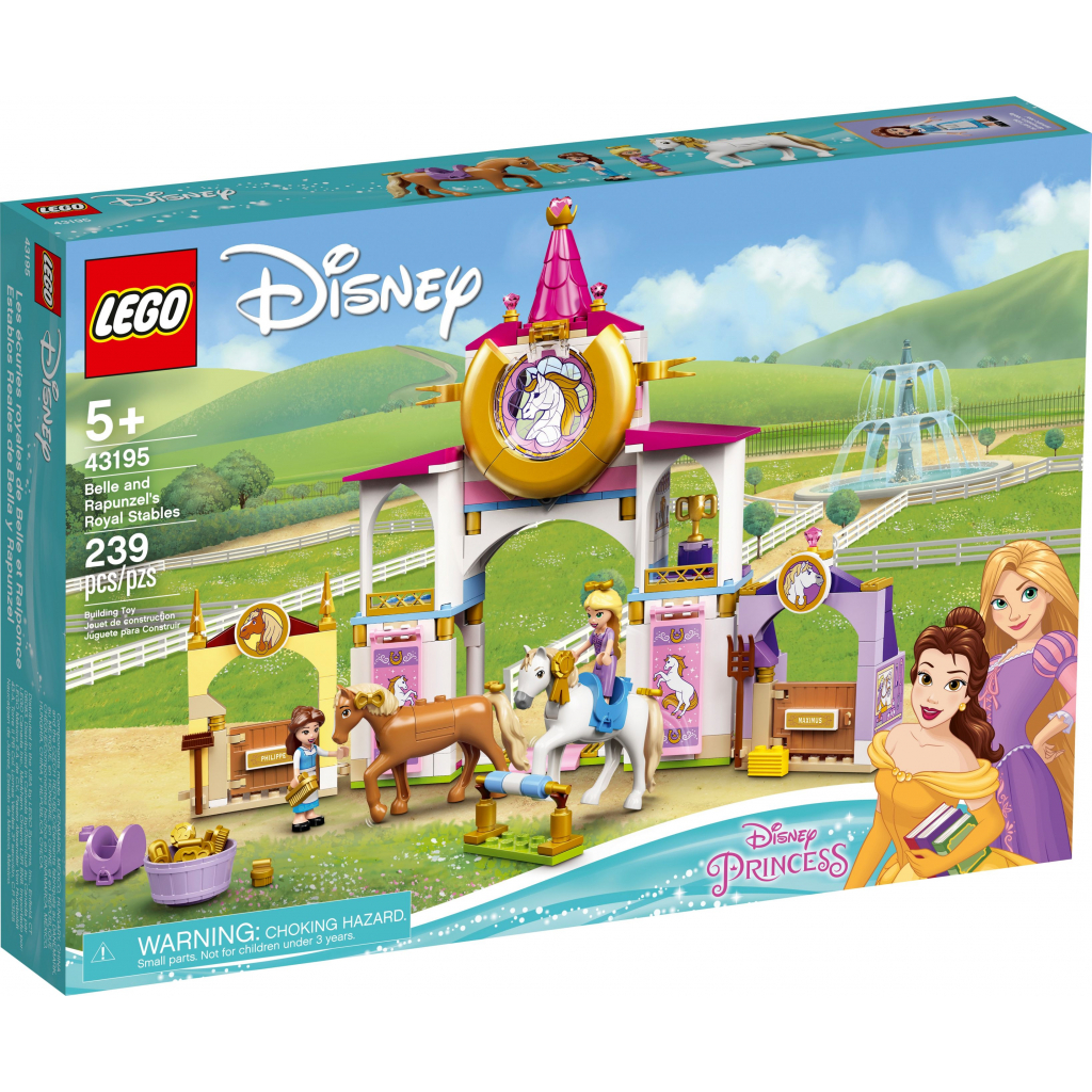 Конструктор LEGO Disney Princess Королівська стайня Белль і Рапунцель 239 дет (43195)