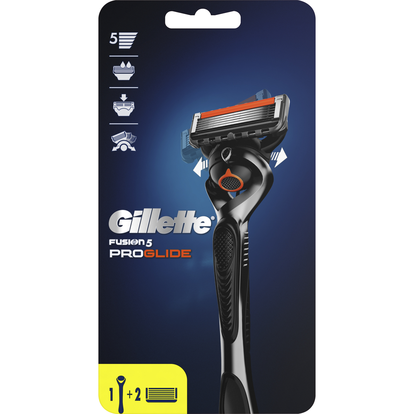 Бритва Gillette Fusion5 ProGlide Flexball з 4 змінними картриджами (7702018556298) зображення 2