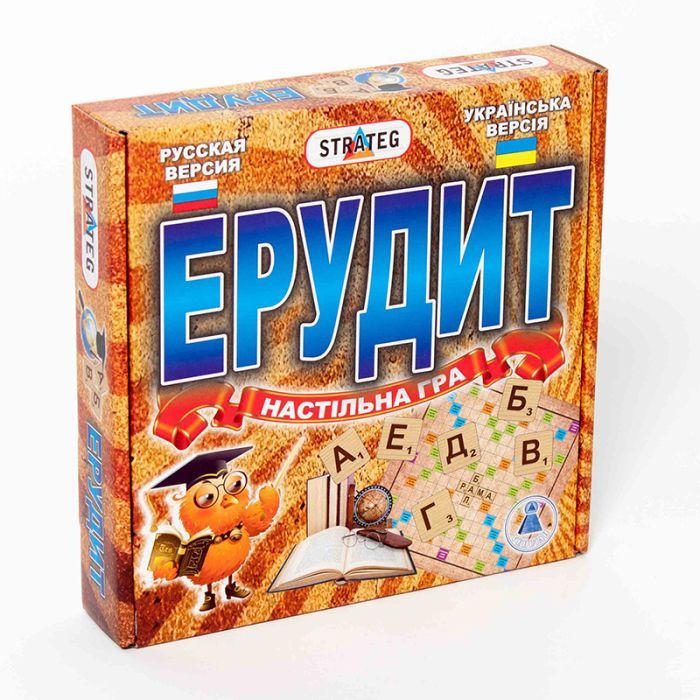 Настольная игра Strateg Эрудит (украинский язык) (870)
