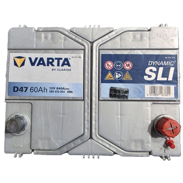 Аккумулятор автомобильный Varta Blue Dynamic 60Аh без нижн. бурта (560410054) изображение 2 Аккумулятор автомобильный Varta Blue Dynamic 60Аh без нижн. бурта (560410054) изображение 2