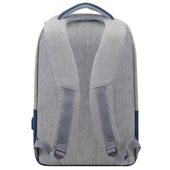 Рюкзак для ноутбука RivaCase 15.6" 7562 Anti-theft, water-repellent, Grey / Dark Blue (7562Grey/DarkBlue) изображение 2
