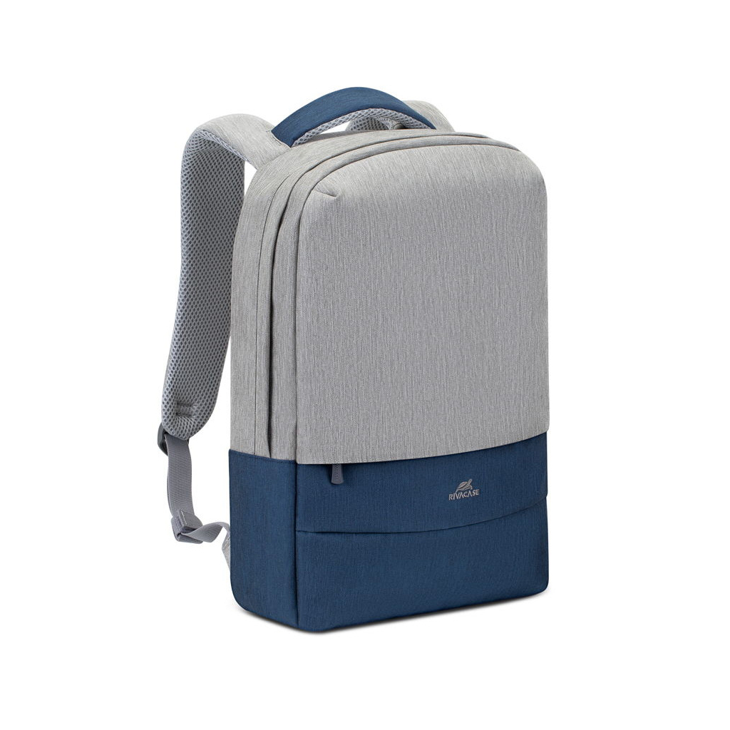 Рюкзак для ноутбука RivaCase 15.6" 7562 Anti-theft, water-repellent, Grey / Dark Blue (7562Grey/DarkBlue) изображение 4