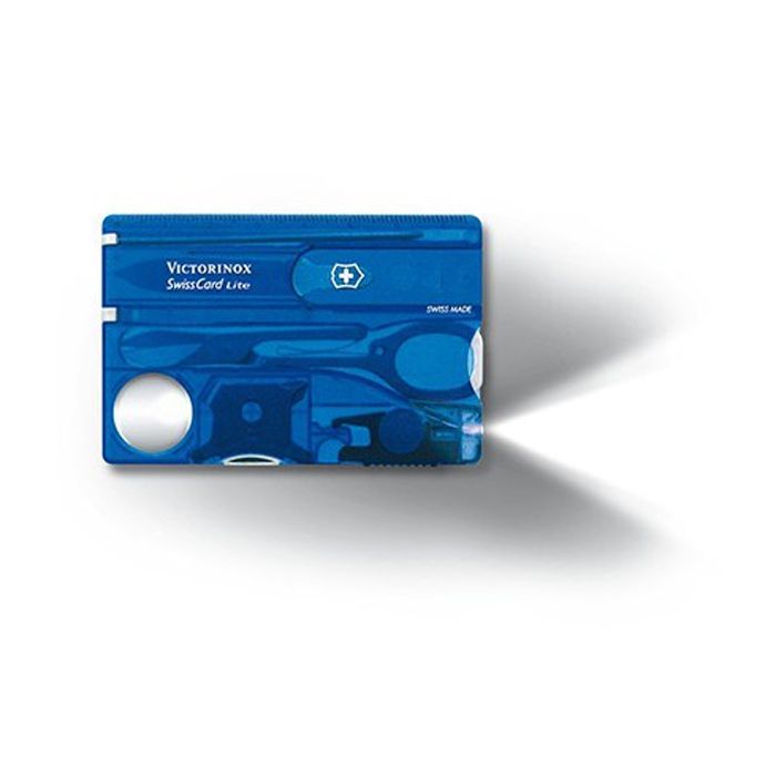Мультитул Victorinox SwissCard Lite Transparent Blue (0.7322.T2) зображення 4