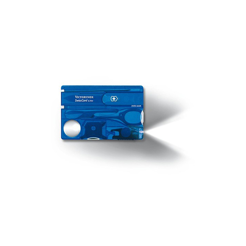 Нож Victorinox SwissCard Lite Transparent Blue (0.7322.T2) изображение 4