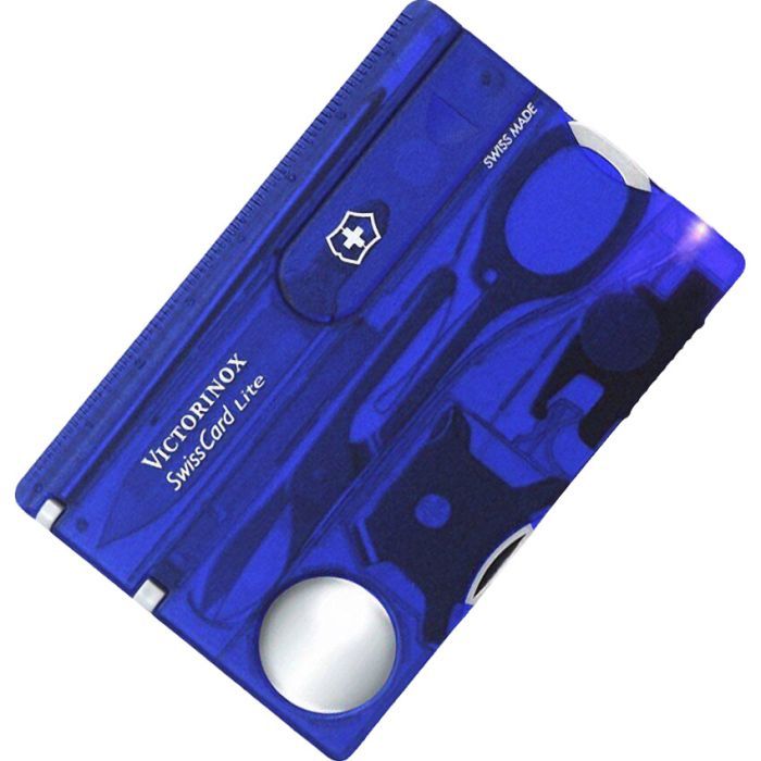 Мультитул Victorinox SwissCard Lite Transparent Blue (0.7322.T2) зображення 5