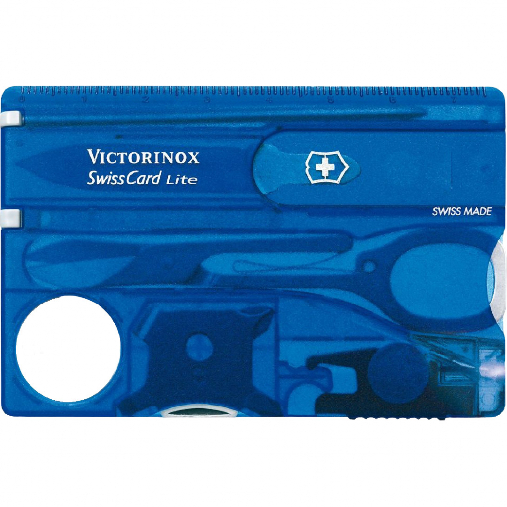Нож Victorinox SwissCard Lite Transparent Blue (0.7322.T2) изображение 6