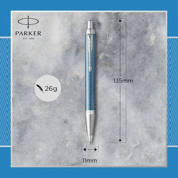 Ручка кулькова Parker IM 17 Premium Blue Grey CT BP (24 932) зображення 3