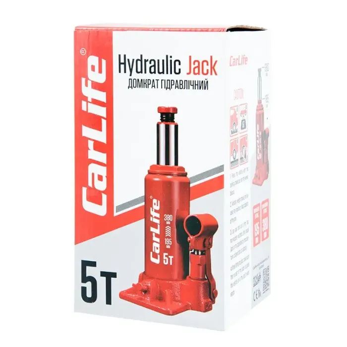 Домкрат CarLife 5 т (BJ405) изображение 5