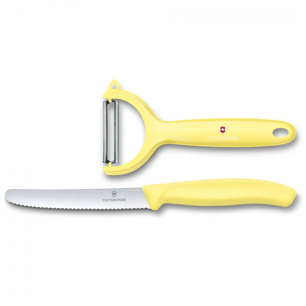 Набор ножей Victorinox SwissClassic Paring Set Tomato and Kiwi Yellow (6.7116.23L82) изображение 2