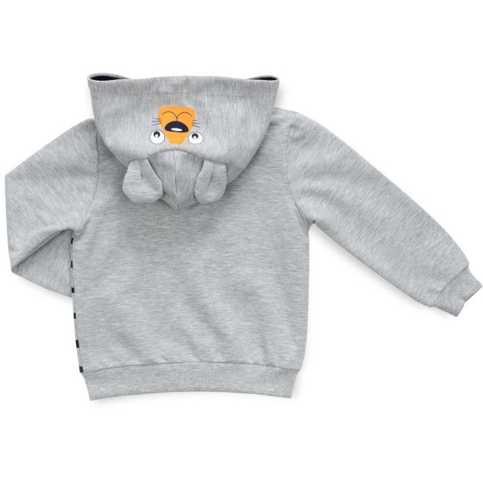 Спортивний костюм дитячий Breeze з тигриками (16109-80B-gray) зображення 5