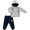 Спортивний костюм дитячий Breeze з тигриками (16109-92B-gray)