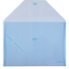 Папка - конверт Comix А4, прозора синя (FOLD-COM-C330-BL)