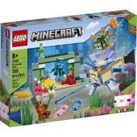 Конструктор LEGO Minecraft Битва со стражем 255 деталей (21180)