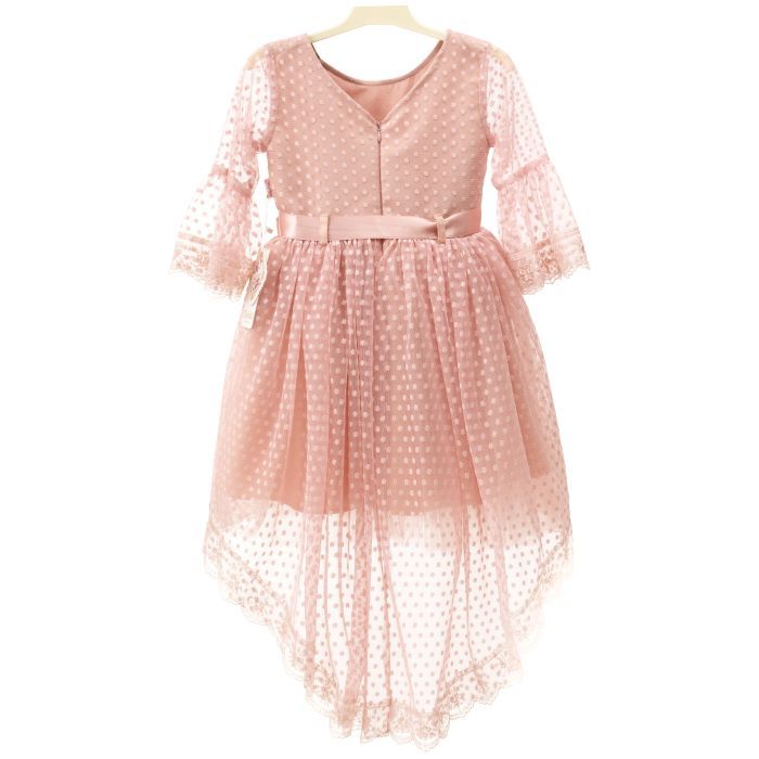 Плаття дитяче Tivido святкове з прикрасою (1866-128G-pink) зображення 2