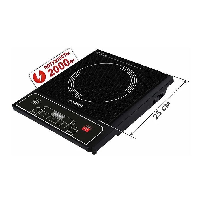 Настольная плита PRIME Technics PIC 2010 CB изображение 2